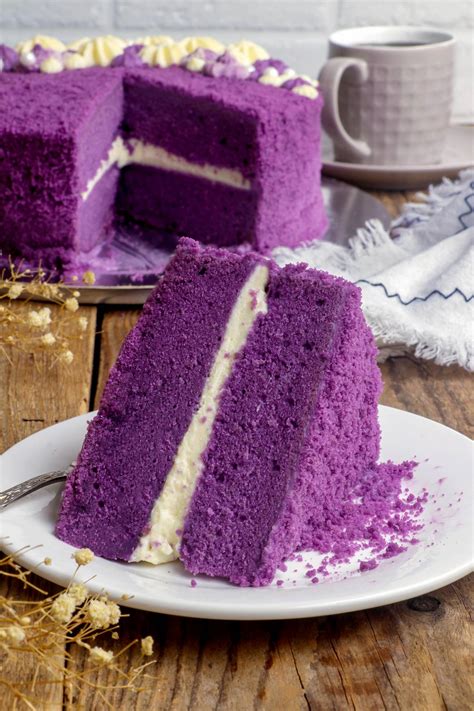 pinayyums|Ube Cake (Filipino Purple Yam Cake) .